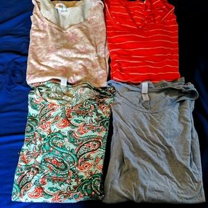 Set of 4 LulaRoe Perfect Tees